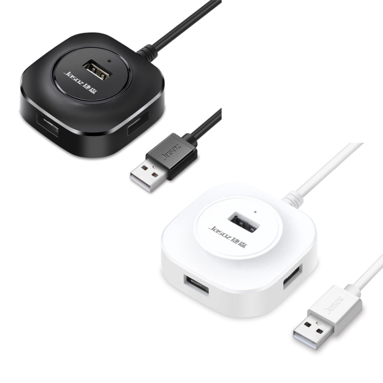 Jasoz High-Speed USB2.0 4-Ports HUB 1 to 4 Docking HUB, Black 0.3m, Black 0.5m, Black 1.2m, White 0.3m, White 0.5m, White 1.2m