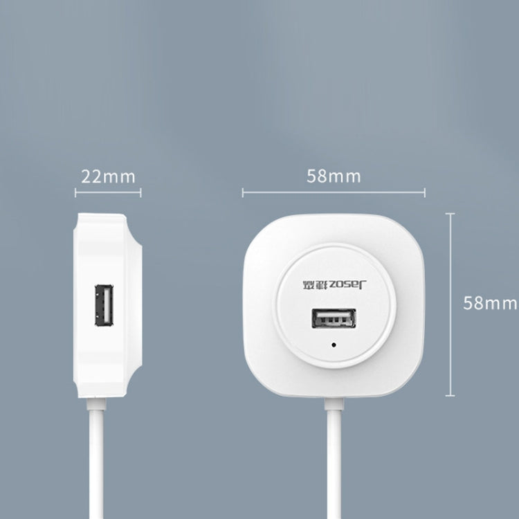 Jasoz High-Speed USB2.0 4-Ports HUB 1 to 4 Docking HUB, Black 0.3m, Black 0.5m, Black 1.2m, White 0.3m, White 0.5m, White 1.2m