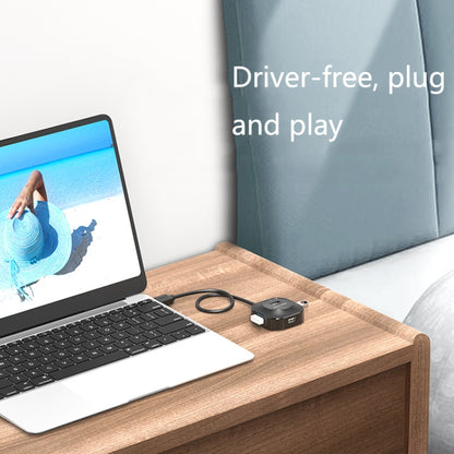 Jasoz High-Speed USB2.0 4-Ports HUB 1 to 4 Docking HUB, Black 0.3m, Black 0.5m, Black 1.2m, White 0.3m, White 0.5m, White 1.2m