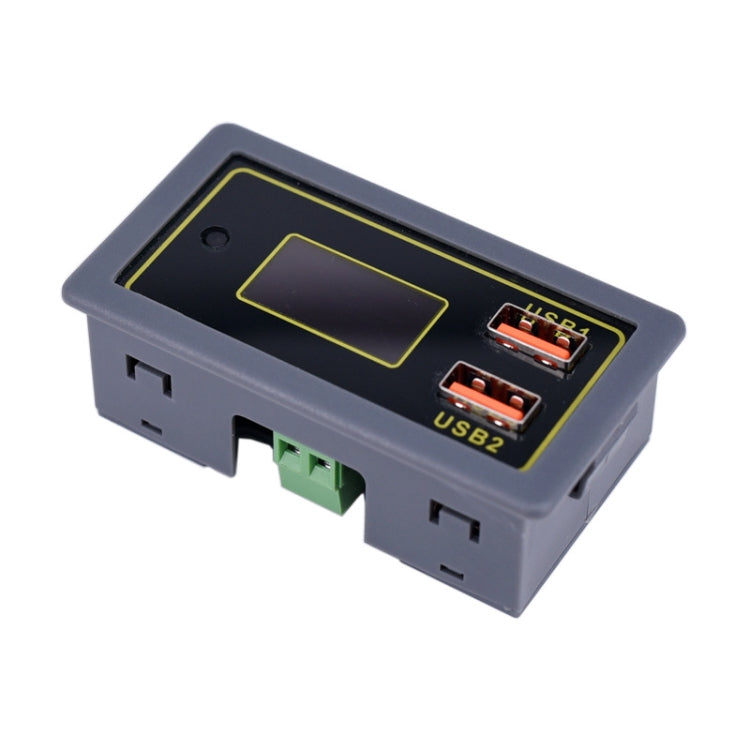 Auto-Gleichspannungsanzeige 12/24V Blei-Säure-Batterie auf 5V USB-Schnellladeanzeige, Auto-Gleichspannungsanzeige
