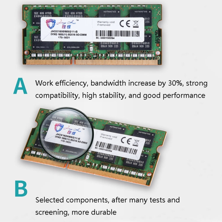 JingHai DDR3 2G Notebook Memory Strip