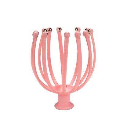 12 Claw Head Massager Octopus Rotating Ball Relaxing Massager