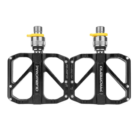 1 paire de pédales de vélo PROMEND pour vélo de route, en alliage d'aluminium, à roulements, à dégagement rapide et pliables, PD-R67, PD-R67Q, PD-R27