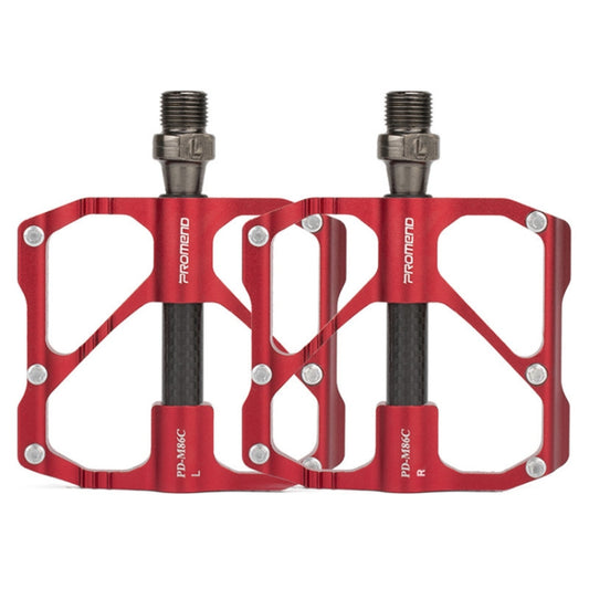 1 paire de pédales PROMEND pour vélo de route ou VTT, 3 roulements en fibre de carbone, PD-M86C, PD-R87C