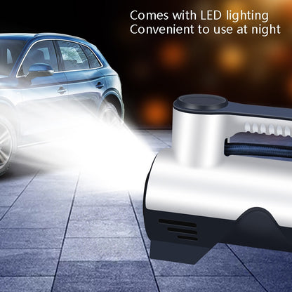 Car Inflatable Pump Portable Small Automotive Tire Refiner Pump, Style:, Wired Pointer With Lamp, Wired Digital Display With Lamp, Wireless Pointer With Lamp, Wireless Digital Display With Lamp