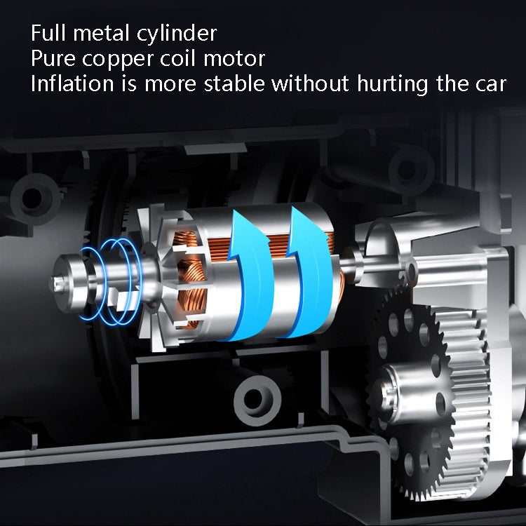 Car Inflatable Pump Portable Small Automotive Tire Refiner Pump, Style:, Wired Pointer With Lamp, Wired Digital Display With Lamp, Wireless Pointer With Lamp, Wireless Digital Display With Lamp