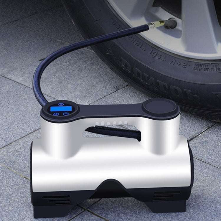 Car Inflatable Pump Portable Small Automotive Tire Refiner Pump, Style:, Wired Pointer With Lamp, Wired Digital Display With Lamp, Wireless Pointer With Lamp, Wireless Digital Display With Lamp