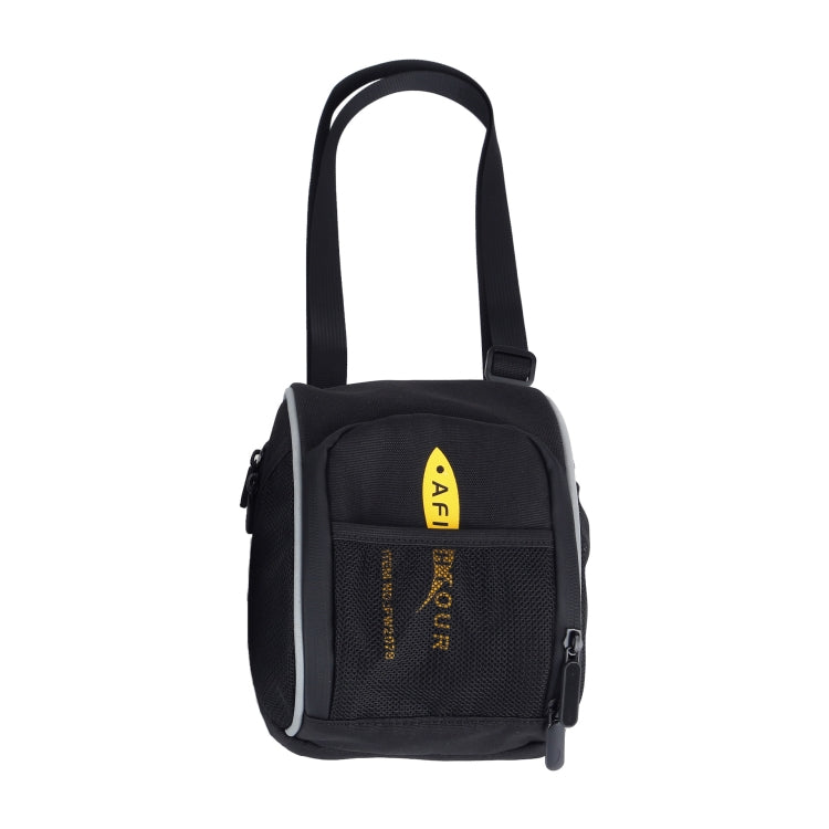 AFISHTOUR FB2042 Outdoor Sports Bicycle Front Package Waterproof Bike Head Bag, White, Yellow