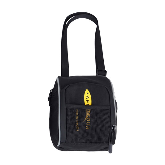 AFISHTOUR FB2042 Sac de Guidon Vélo de Sport Extérieur Étanche, Blanc, Jaune
