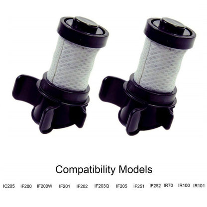 Brosse principale d'aspirateur à main + petite brosse + filtre + éponge de rechange pour Shark IF100