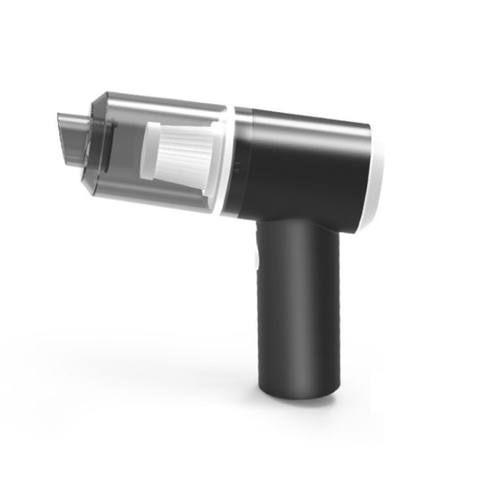 Aspirateur à main sans fil sec et humide pour voiture, noir, blanc