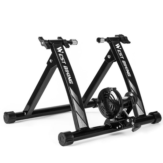 WEST BIKING YP1402008 Support de stationnement pour vélo Plate-forme d'entraînement cycliste en intérieur Équipement de fitness Support de stationnement pour vélo de route et VTT, WEST BIKING YP1402008