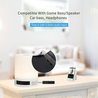 3.5mm Lavalier Bluetooth Audio Receiver with Metal Adapter, H-139 Green, H-139 Black, H-139 Blue, H-139 Red, H-139 White