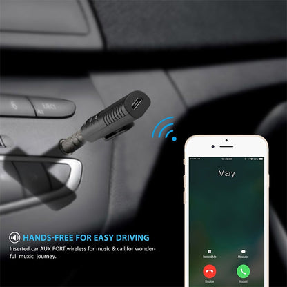 3.5mm Lavalier Bluetooth Audio Receiver with Metal Adapter, H-139 Green, H-139 Black, H-139 Blue, H-139 Red, H-139 White