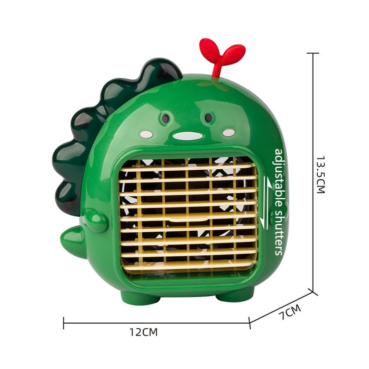 Ventilateur de bureau Dinosaure A9, mini ventilateur USB grande puissance, Vert, Jaune, Rose