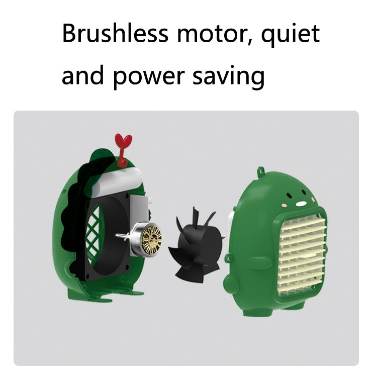 Ventilateur de bureau Dinosaure A9, mini ventilateur USB grande puissance, Vert, Jaune, Rose