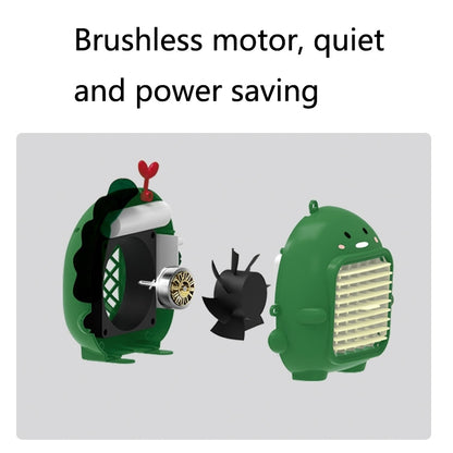 Ventilateur de bureau Dinosaure A9, mini ventilateur USB grande puissance, Vert, Jaune, Rose