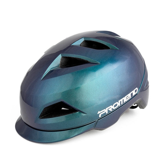 PROMEND 12H19 Casque de moto demi-face léger d'été avec feu arrière, PROMEND 12H19 (Bleu coloré), PROMEND 12H19 (Violet coloré), PROMEND 12H19 (Couleur Titane mat), PROMEND 12H19 (Noir)