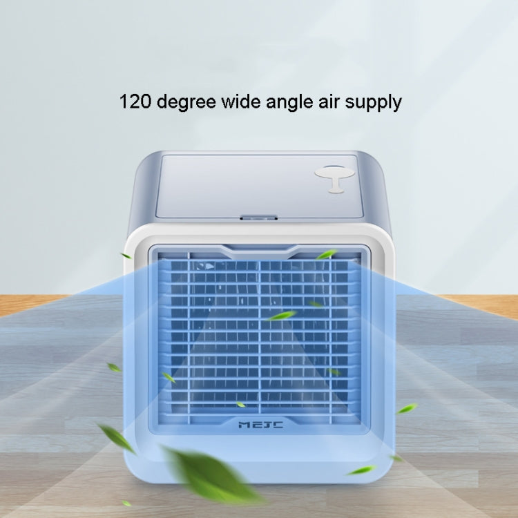 MG -191 Mini Refroidisseur d'air Ventilateur de climatisation portable USB de bureau pour maison, dortoir, bureau, Noir Classique, Bleu Ciel