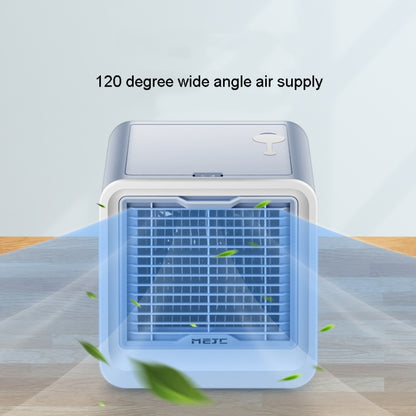 MG -191 Mini Refroidisseur d'air Ventilateur de climatisation portable USB de bureau pour maison, dortoir, bureau, Noir Classique, Bleu Ciel
