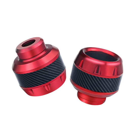 1 paire d'accessoires de moto TF-1783, coupelle anti-chute en alliage d'aluminium pour voiture électrique modifiée, amortisseur de fourche avant, rouge, bleu, or, orange, noir, argent