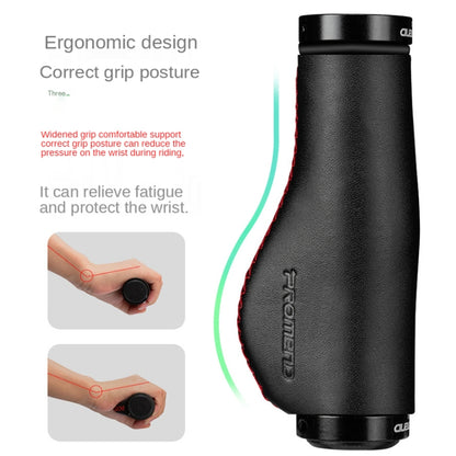 1 Pair PROMEND GR-502H Bicycle Mountain Bike Folding Bike Locking Ergonomic Meat Ball Gloves, GR-502H Brown, GR-502H
