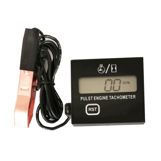مقياس سرعة دوران محرك جزازة العشب ZSB-03، يعمل بالبنزين، مزود بشاشة عرض رقمية، يعمل بتقنية الحث النبضي، إصدار بمشبك، إصدار بمشبك مزدوج الأزرار