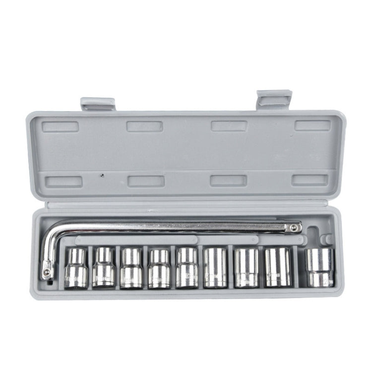 CY-0117 Jeu d'outils combinés à douilles, kit de réparation d'urgence à cliquet pour tricycle et automobile, ensemble multifonctionnel, 10 pièces/kit