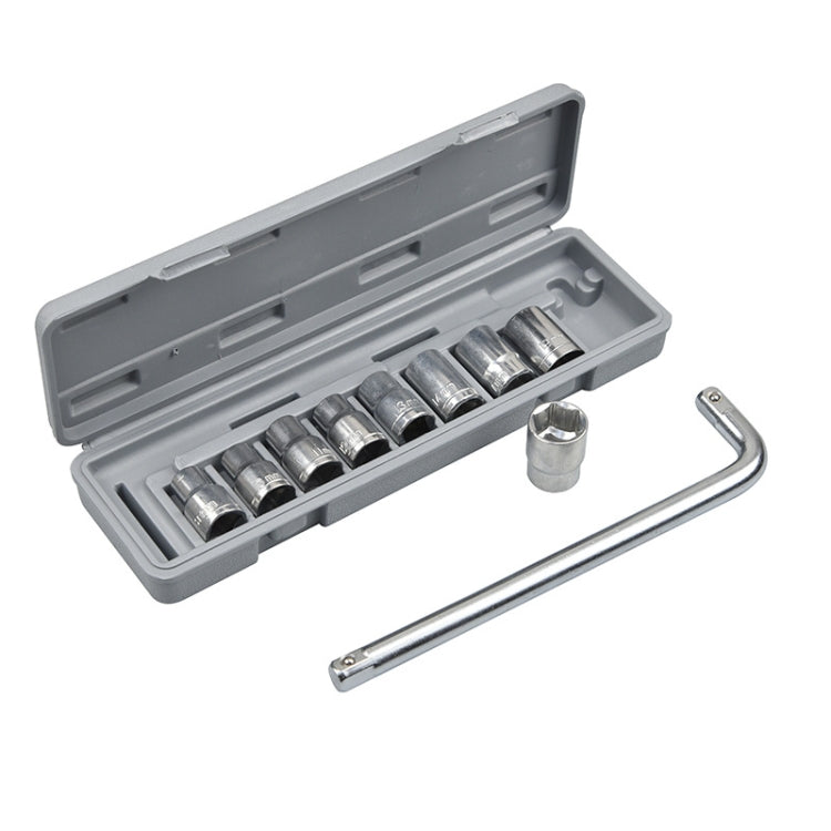 CY-0117 Jeu d'outils combinés à douilles, kit de réparation d'urgence à cliquet pour tricycle et automobile, ensemble multifonctionnel, 10 pièces/kit