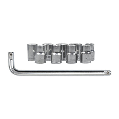 CY-0117 Jeu d'outils combinés à douilles, kit de réparation d'urgence à cliquet pour tricycle et automobile, ensemble multifonctionnel, 10 pièces/kit
