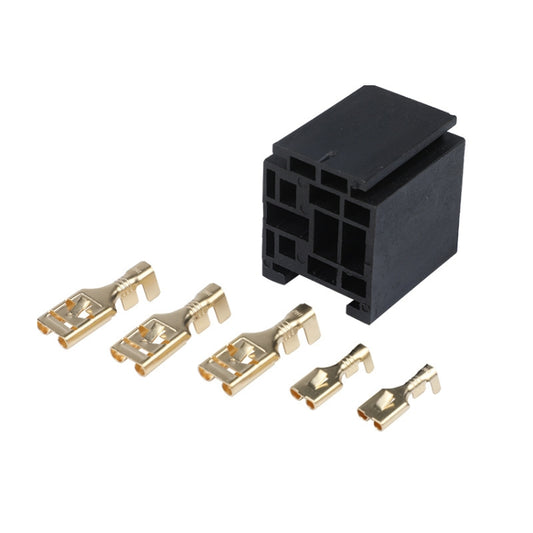 20 Sets D2K5PS 5-pin Automotive Plastic Handle Relay Socket with Terminal, D2K5PS