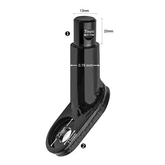 Baby Pet Debris Bicycle Trailer Accessories Traction Head, Style: Without Buckle, Without Buckle, With Buckle