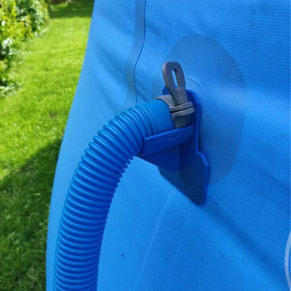 Support de tuyau pour piscine, Support de tuyau d'eau (bleu), Support de tuyau d'eau (gris)