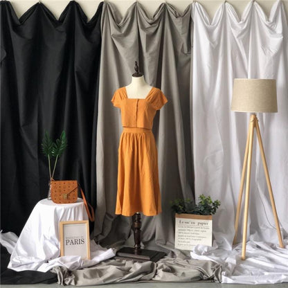 Photo Background Cloth Increased Widened Photography Cloth Live Broadcast Solid Color Cloth, 1 x 1.2m, 1 x 2.4m, 2 x 2.4m, 3 x 2.4m, 4 x 2.4m