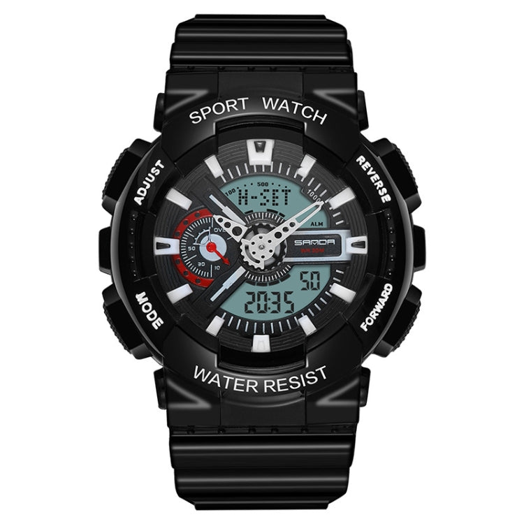 Montre électronique lumineuse multifonctionnelle étanche de loisirs SANDA Outdoor