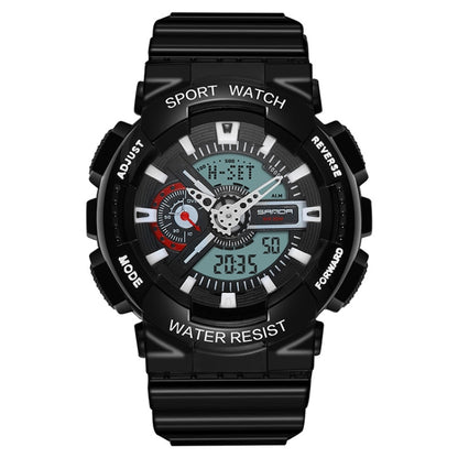 Montre électronique lumineuse multifonctionnelle étanche de loisirs SANDA Outdoor