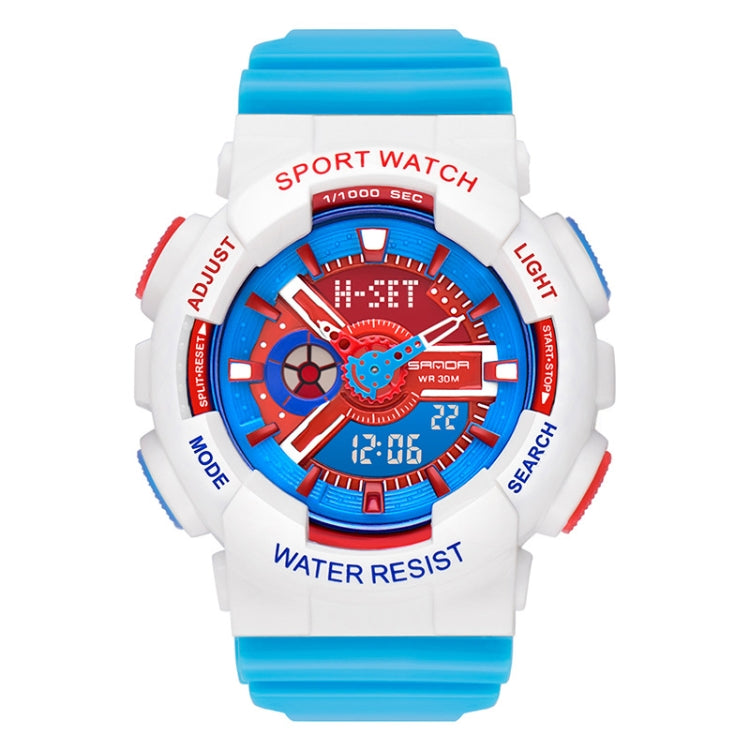 Montre électronique lumineuse multifonctionnelle étanche de loisirs SANDA Outdoor