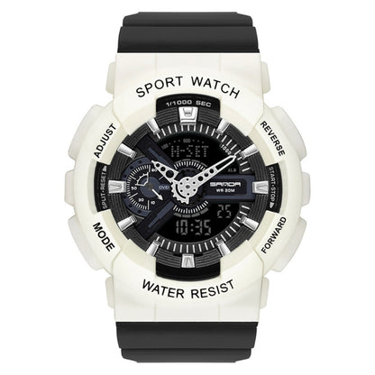 Montre électronique lumineuse multifonctionnelle étanche de loisirs SANDA Outdoor