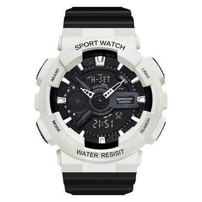 Montre électronique lumineuse multifonctionnelle étanche de loisirs SANDA Outdoor