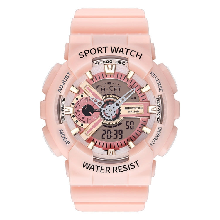 Montre électronique lumineuse multifonctionnelle étanche de loisirs SANDA Outdoor