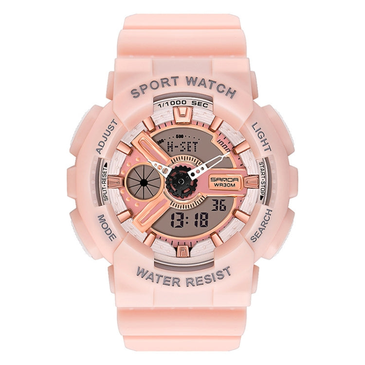 Montre électronique lumineuse multifonctionnelle étanche de loisirs SANDA Outdoor