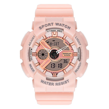 Montre électronique lumineuse multifonctionnelle étanche de loisirs SANDA Outdoor