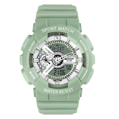 Montre électronique lumineuse multifonctionnelle étanche de loisirs SANDA Outdoor