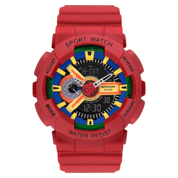Montre électronique lumineuse multifonctionnelle étanche de loisirs SANDA Outdoor