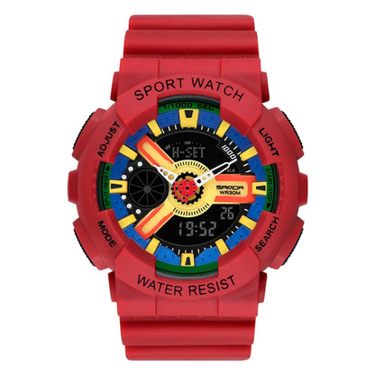 Montre électronique lumineuse multifonctionnelle étanche de loisirs SANDA Outdoor