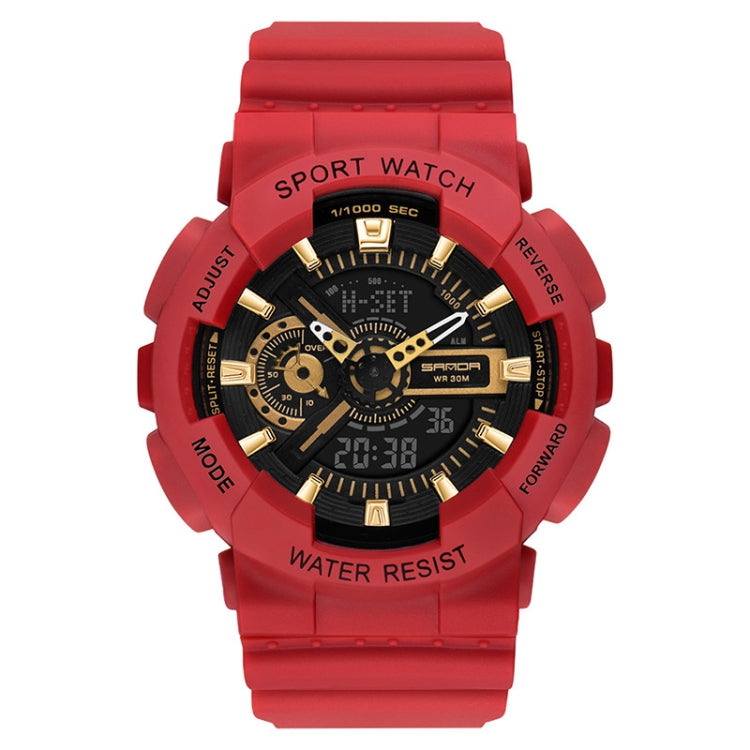 Montre électronique lumineuse multifonctionnelle étanche de loisirs SANDA Outdoor