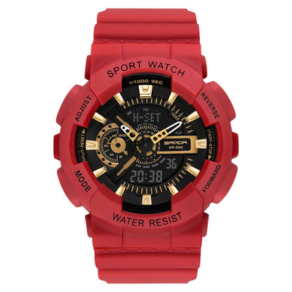 Montre électronique lumineuse multifonctionnelle étanche de loisirs SANDA Outdoor