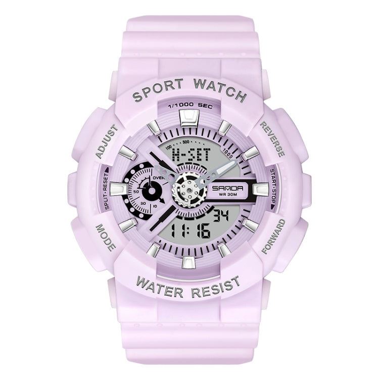 Montre électronique lumineuse multifonctionnelle étanche de loisirs SANDA Outdoor