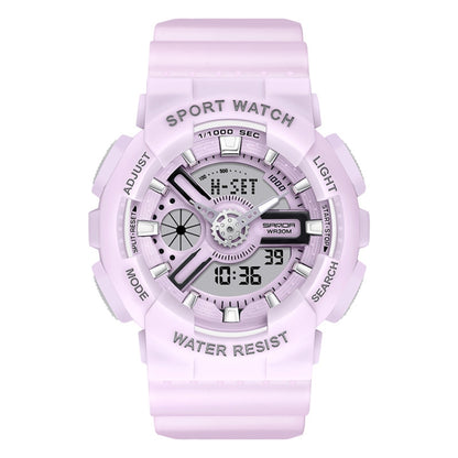 Montre électronique lumineuse multifonctionnelle étanche de loisirs SANDA Outdoor