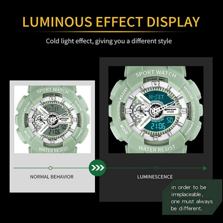 Montre électronique lumineuse multifonctionnelle étanche de loisirs SANDA Outdoor